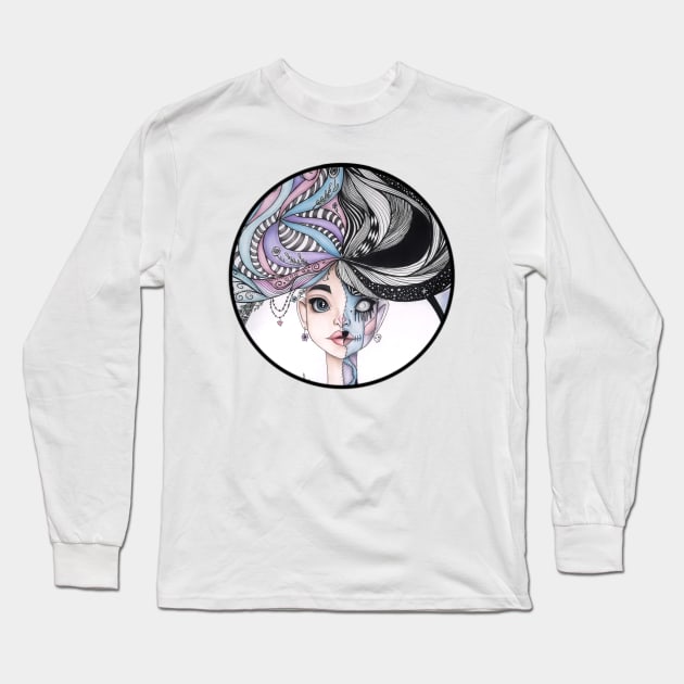 Duality Long Sleeve T-Shirt by Prettielilpixie